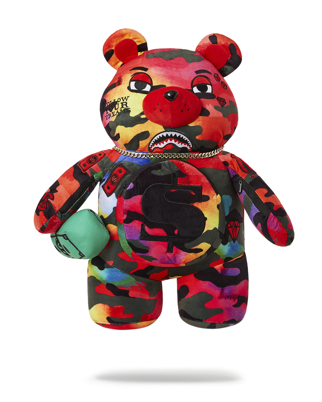CAMOBURST MONEYBEAR TEDDYBEAR BACKPACK